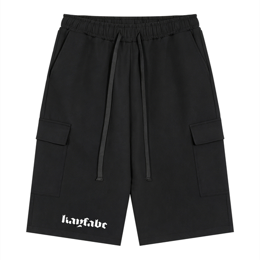 Unisex Drawstring Cargo Shorts