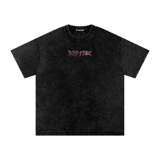 CLAYMORE Vintage Washed Oversized Cotton T-Shirt