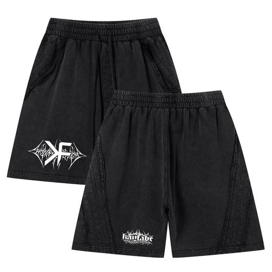 SIGIL Vintage Wash Raw Edge Shorts