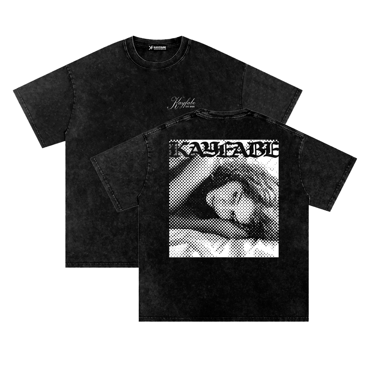OKAY Vintage Washed Oversized Cotton T-Shirt