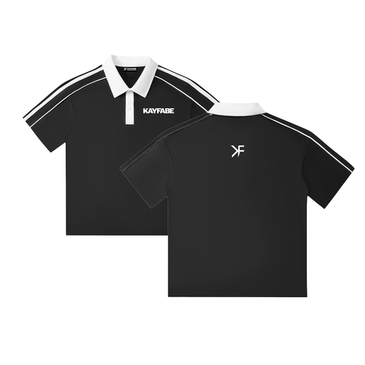 ISAIAH Contrast Collar Polo Shirt