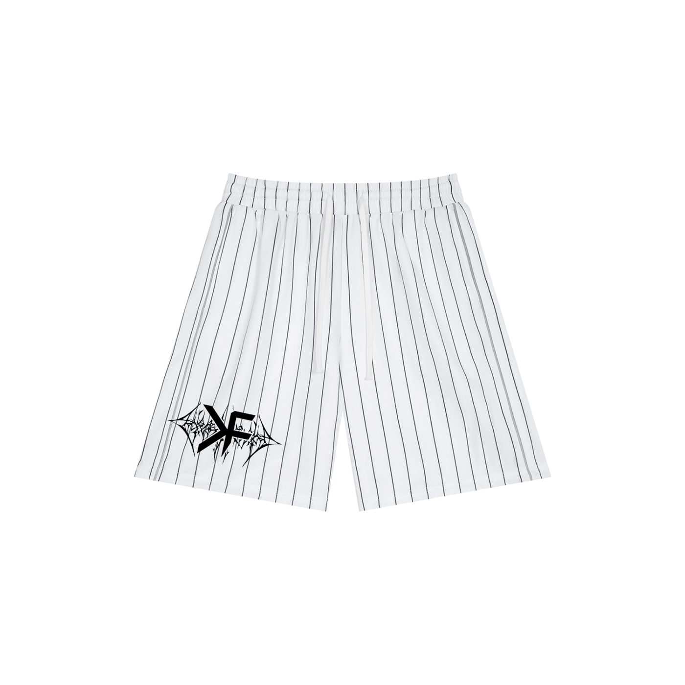 Unisex Striped Loose Fit Shorts