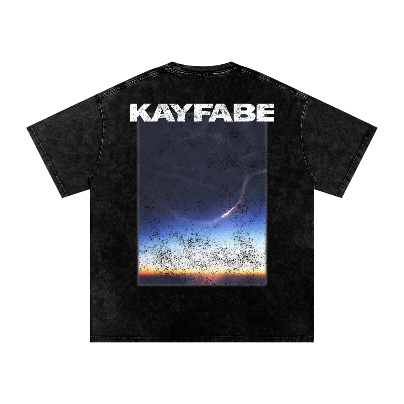 ECLIPSE Vintage Washed Oversized Cotton T-Shirt