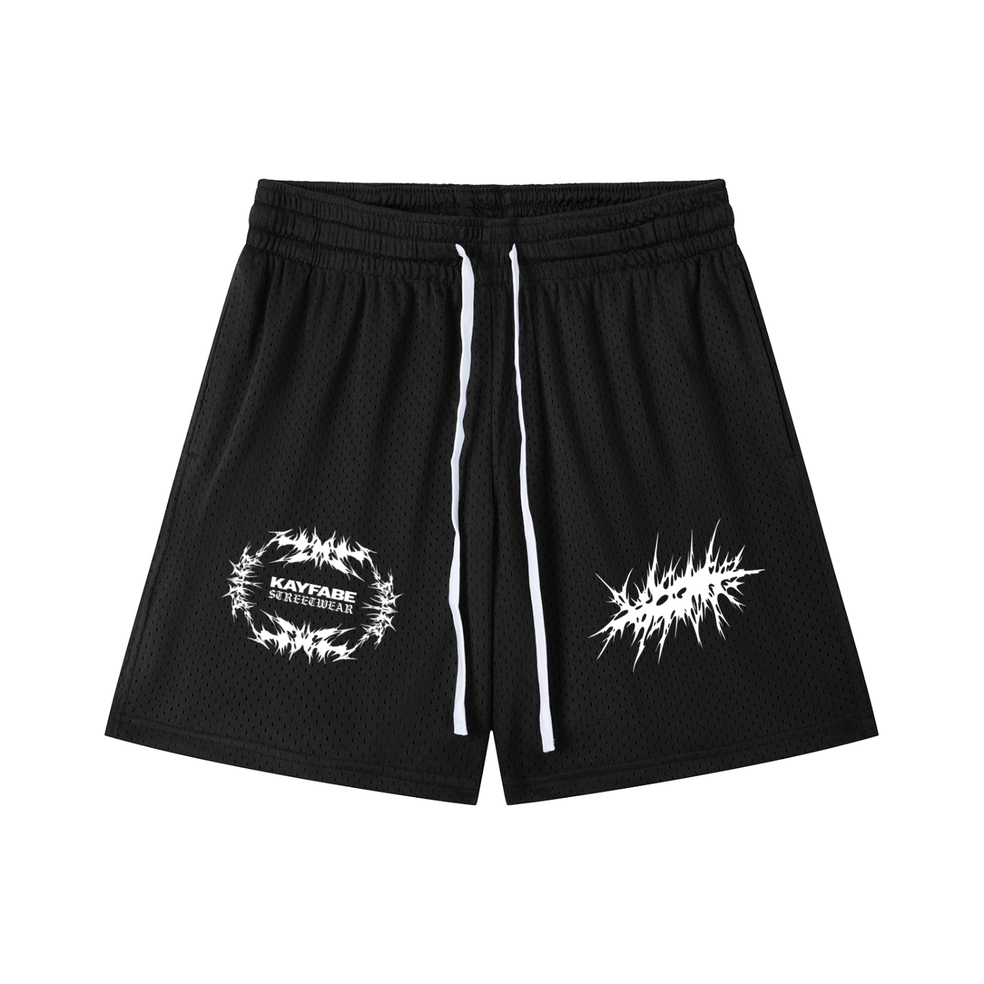 Mesh Drawstring Shorts