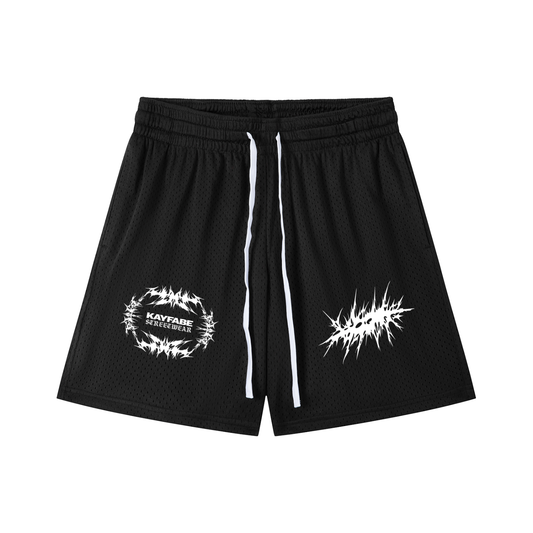 Mesh Drawstring Shorts